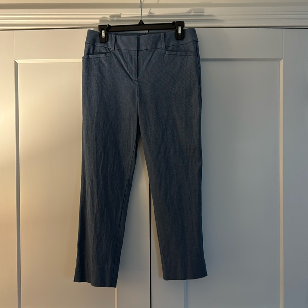 Loft business casual pants - blue curvy size 4
